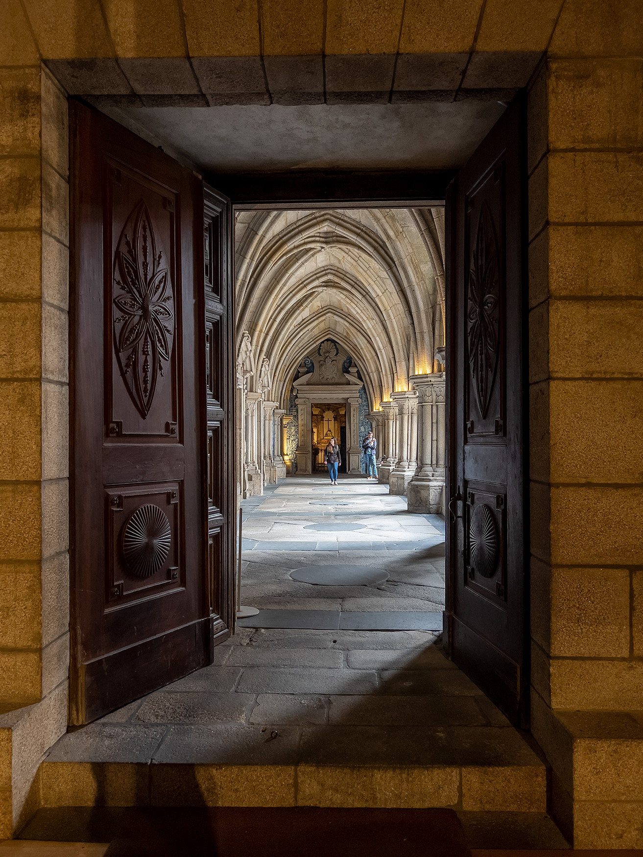 Porto Cathedral in Portugal by Mary Ann Carrasco