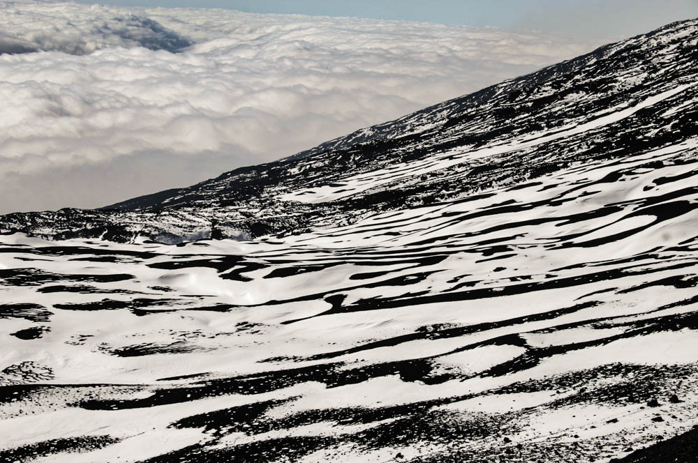 Mount Etna Above the Clouds by Andres Valdespino