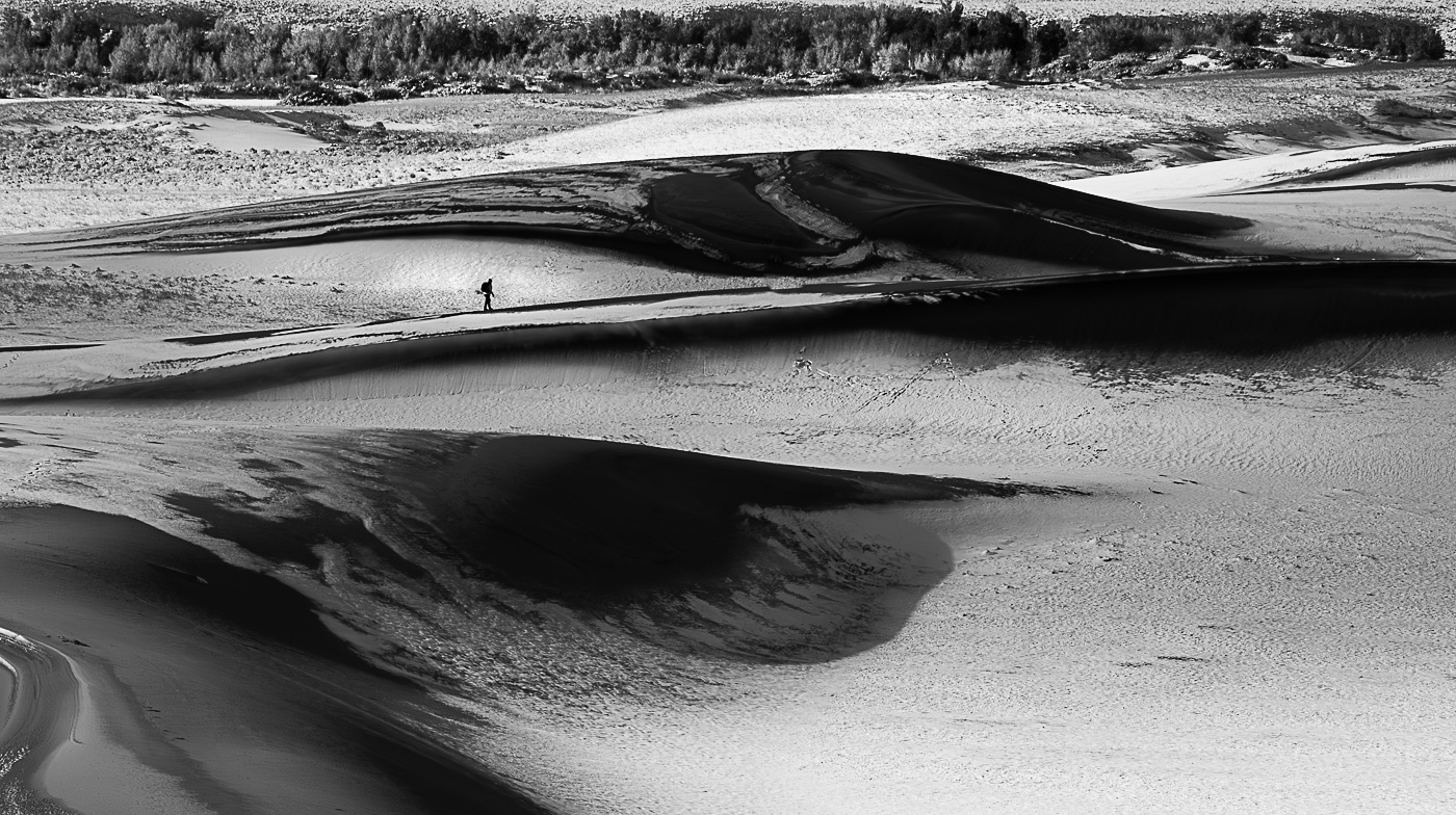 Walking on the Dunes by Ruth Sprain