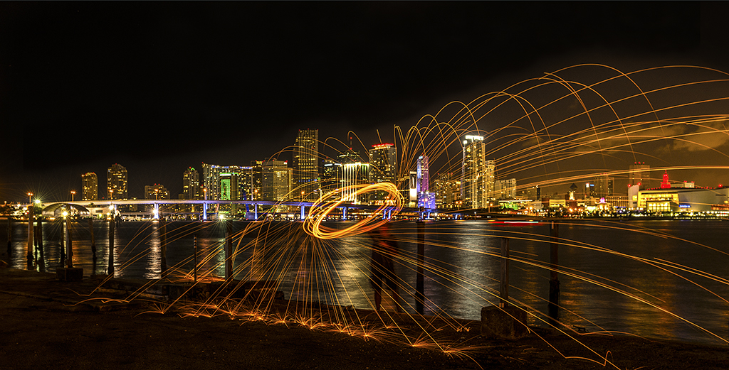 Miami Skyline with a Twist by Dr Isaac Vaisman