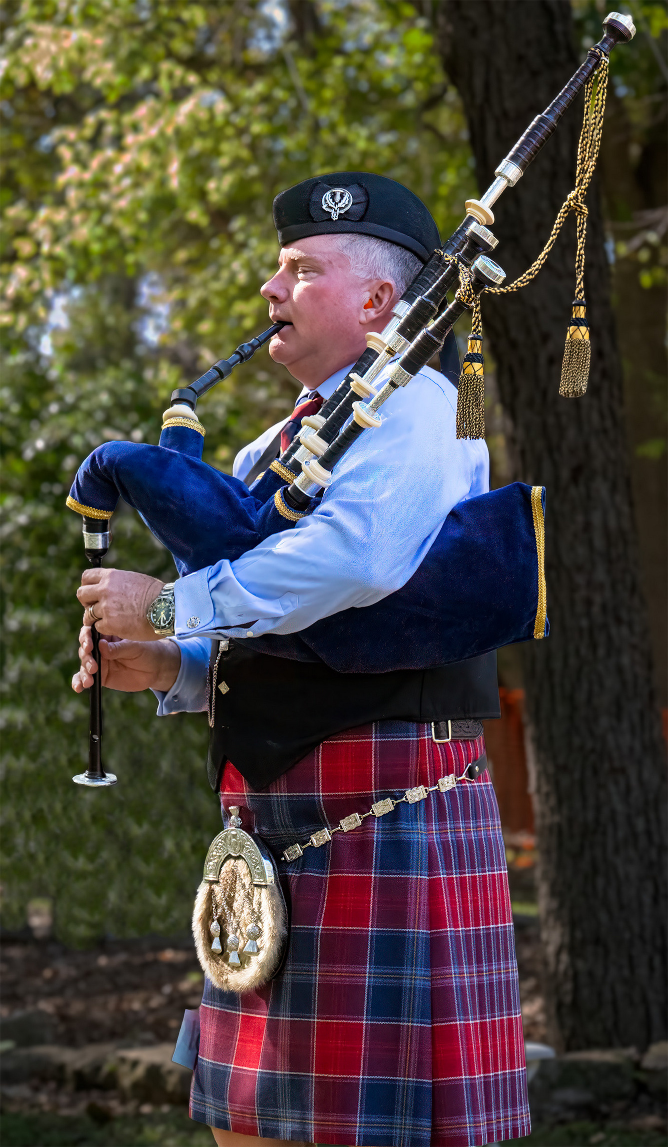 Piped  in music   by Richard Siersma