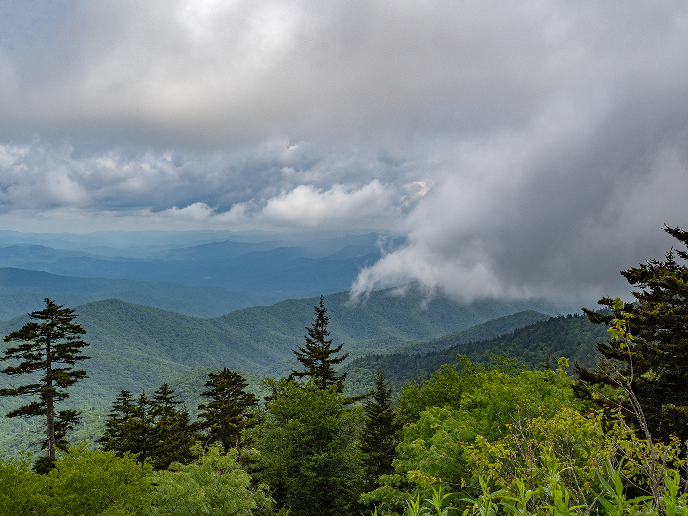 Approaching Storm Clingman Dome by Tom McCreary, APSA, MPSA