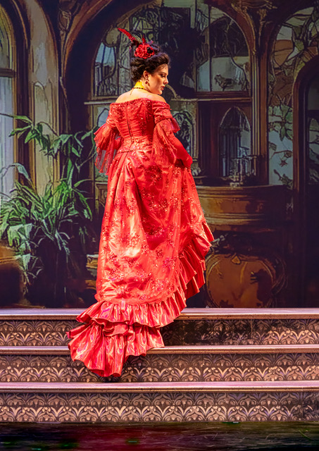 La Traviata on Stairs by Barbara Mallon