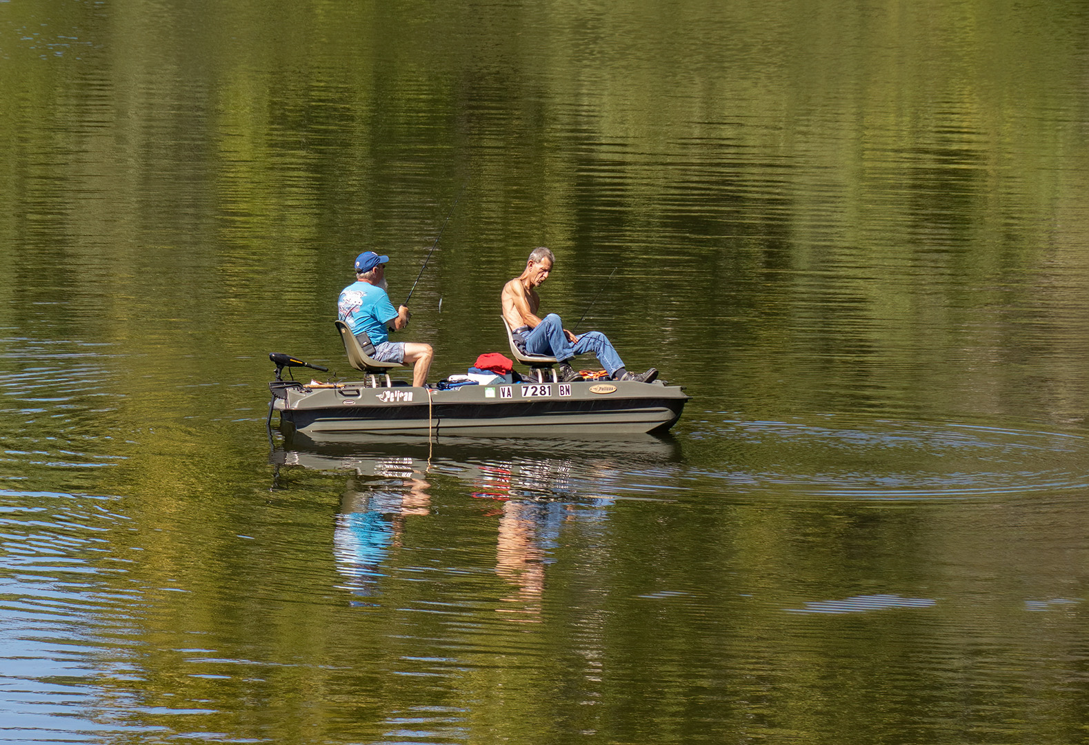 Boat Fishermen by Tom McCreary