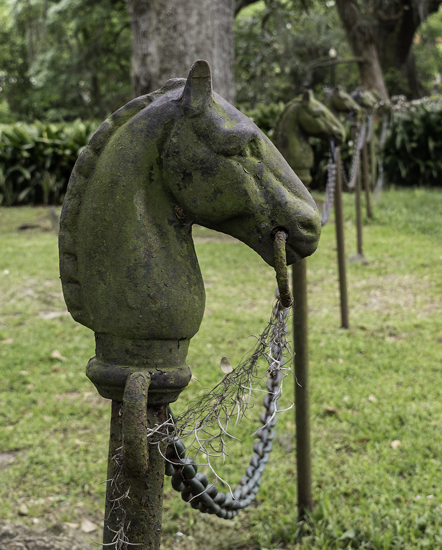 Horse Hitching Posts by Tom McCreary