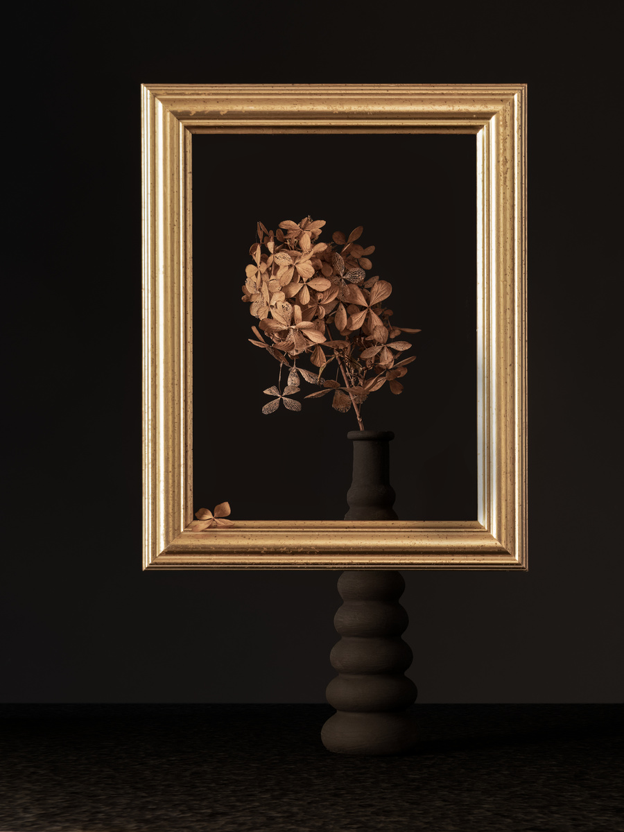 Framed Hydrangea