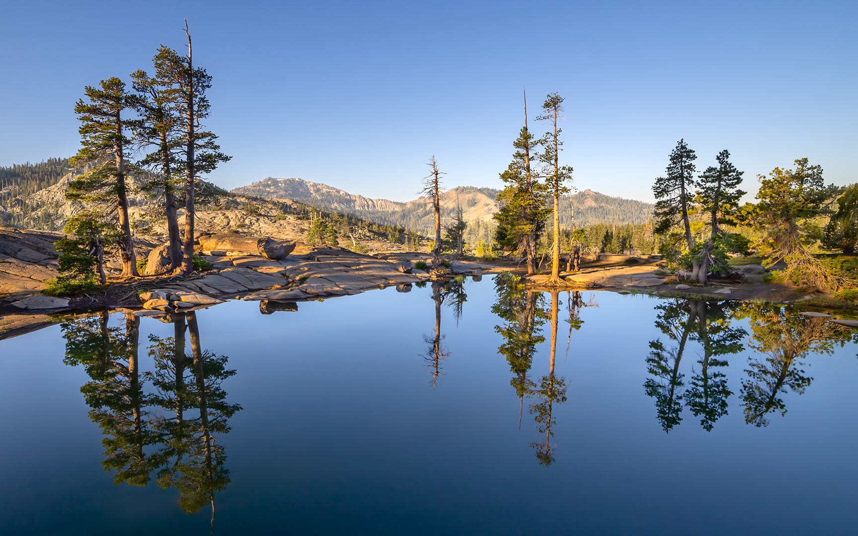 Catfish Pond, Donner Pass, California by Ken Fowkes