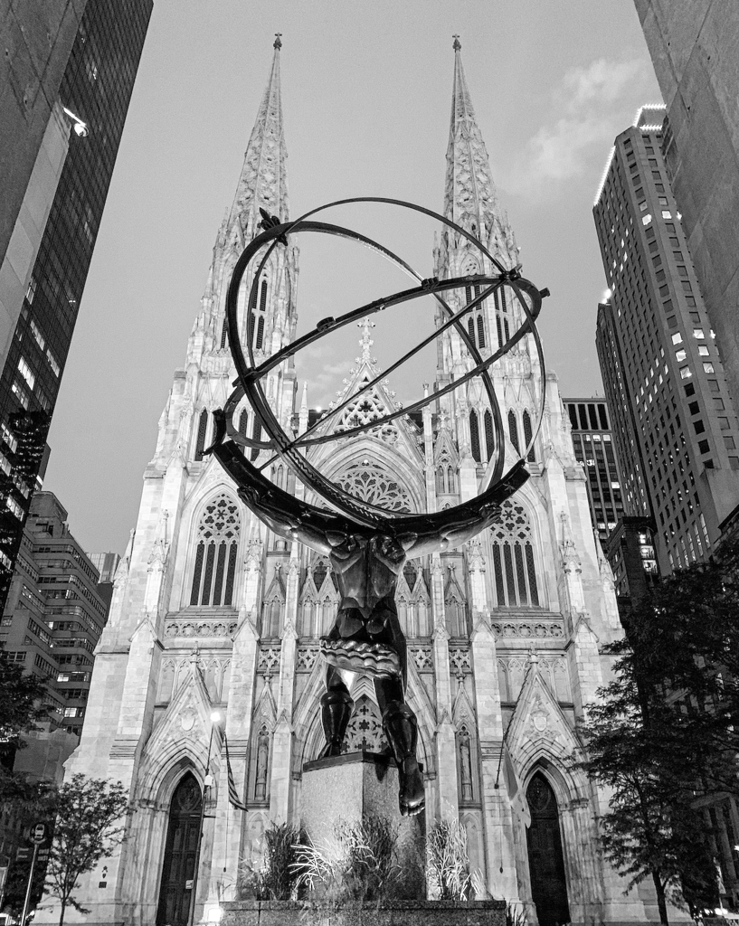 Atlas and St. Patrick by Douglas Gerdts