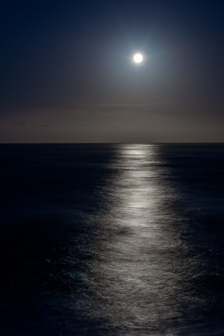 Moonset by Randy Bell