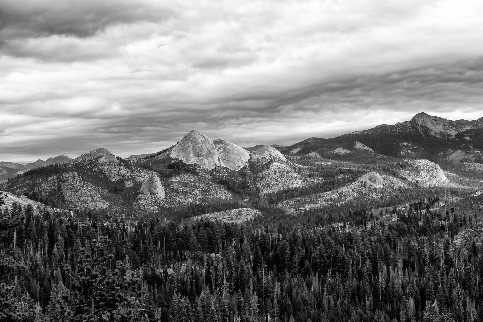 Mountains in Black and White by Randy Bell