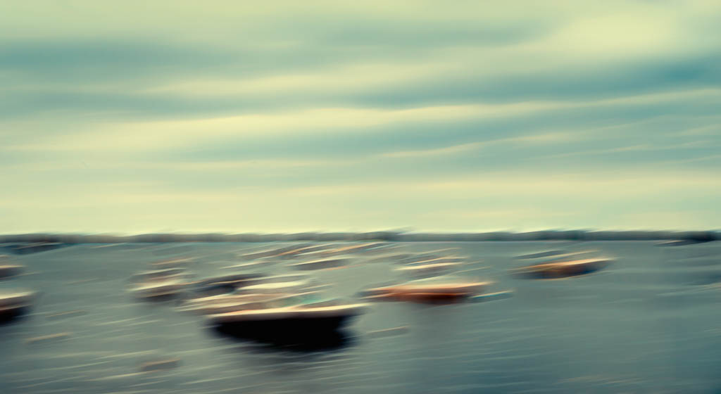 Boats in the Harbor by Barbara Asacker