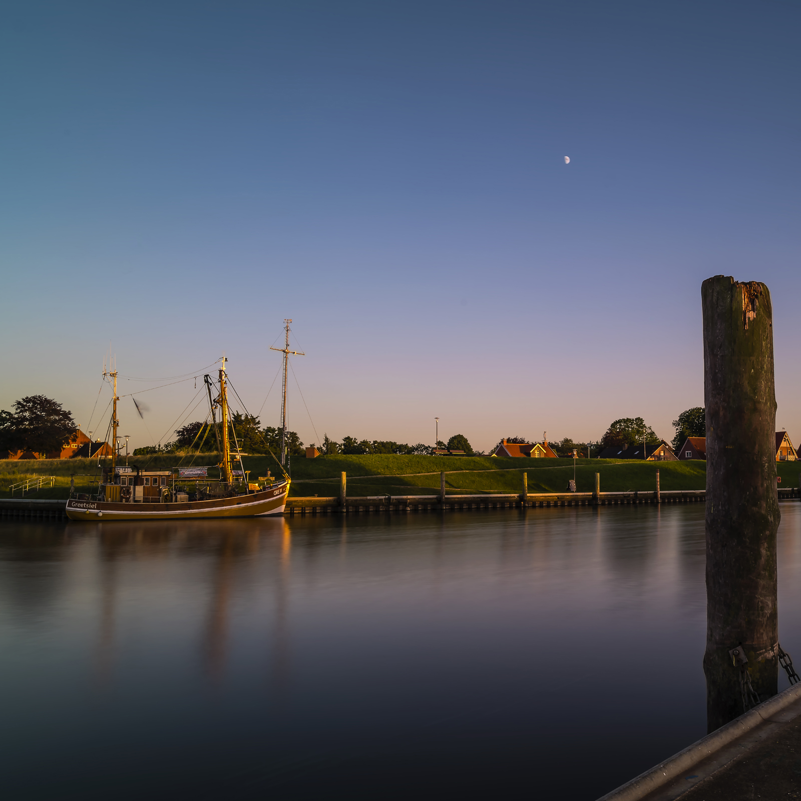 Greetsiel's Harbor by Sabine Nehls