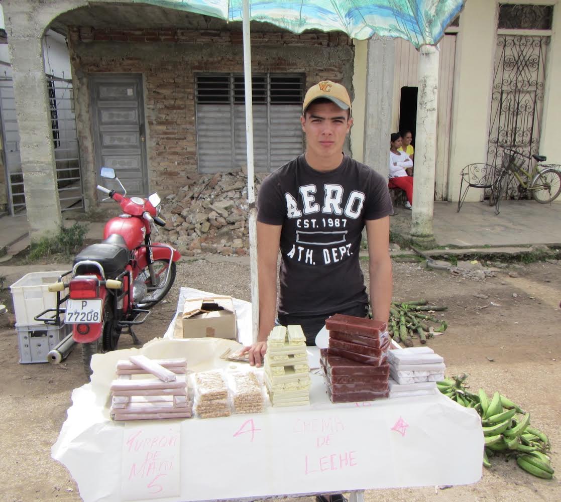 Cuban Chocolate Vendor by Douglas Gerdts