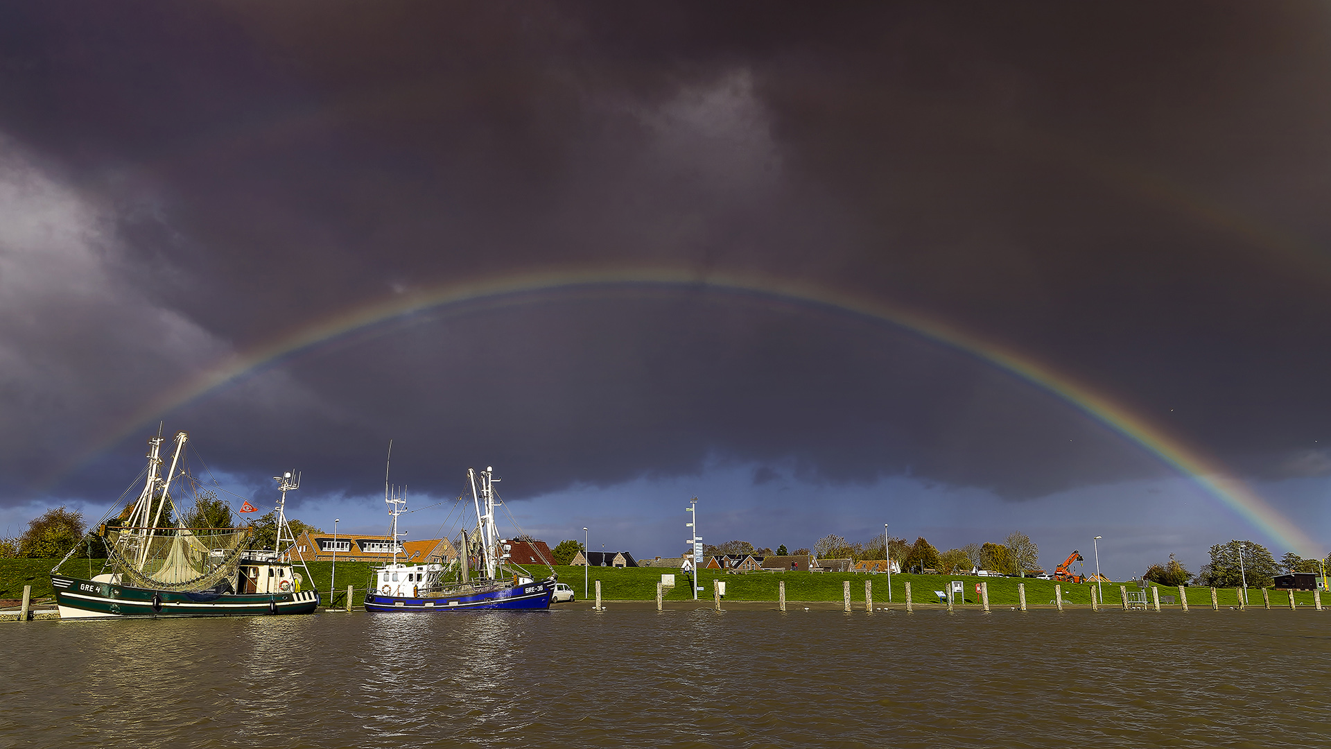 Double Rainbow by Sabine Nehls