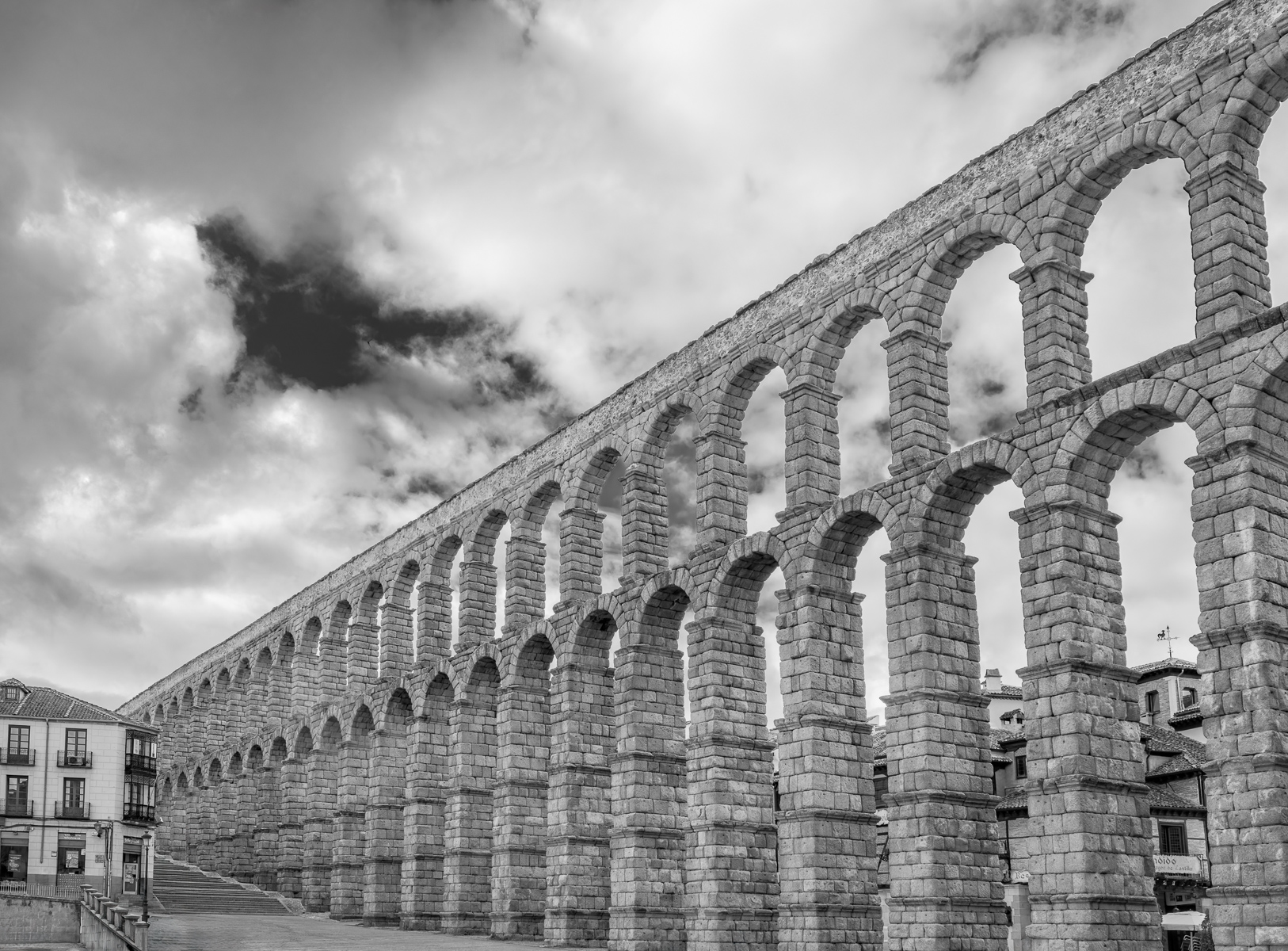 Segovia Aqueduct by Henry Heerschap