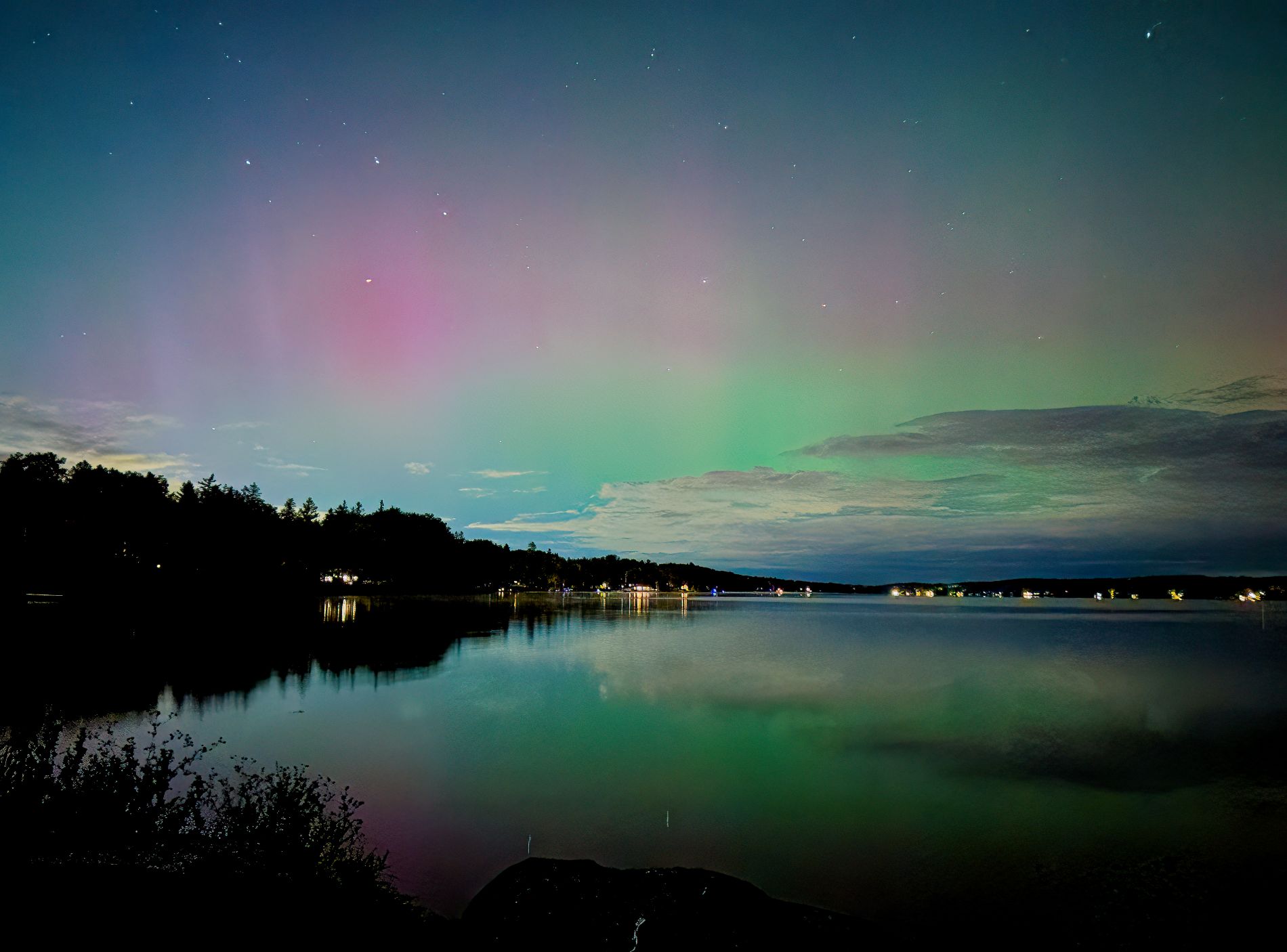 Sky - Northern Lights by Lisa Salisbury Hackley