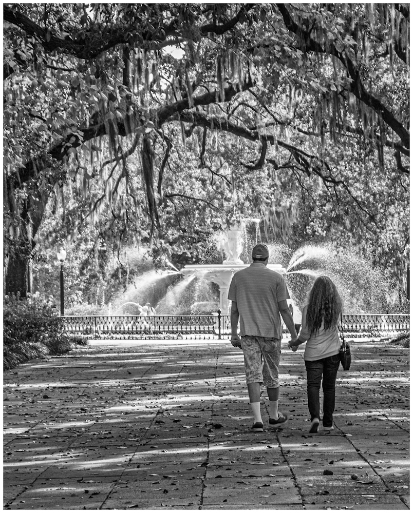 Holding hands by Russell Hunt