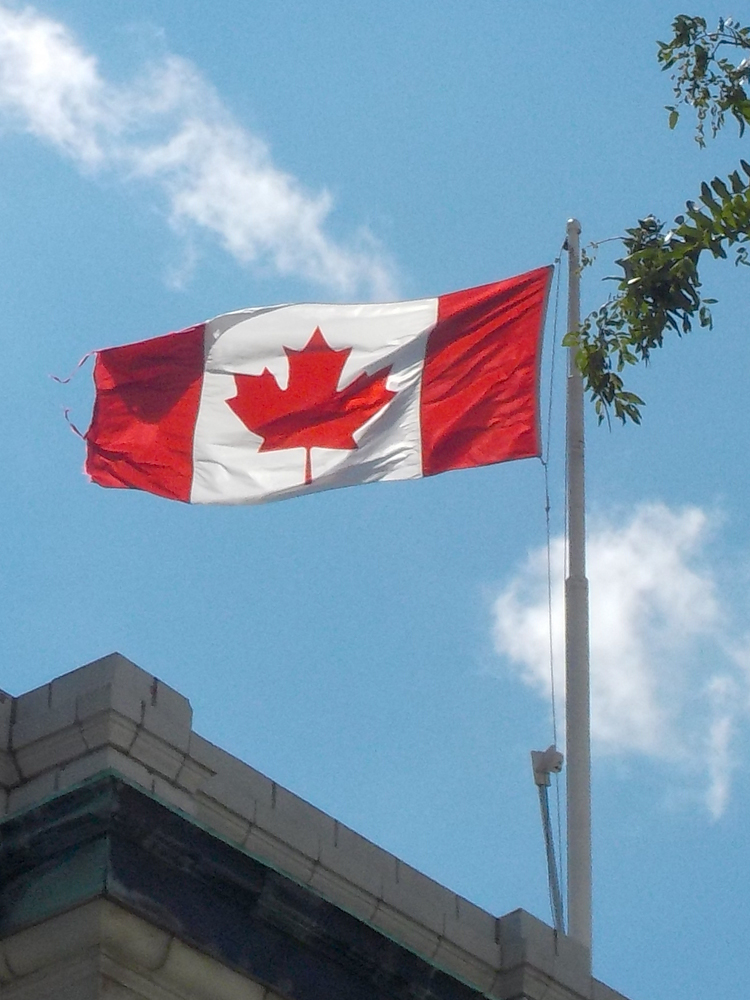 the CANADIAN FLAG by Timothy Morton, APSA