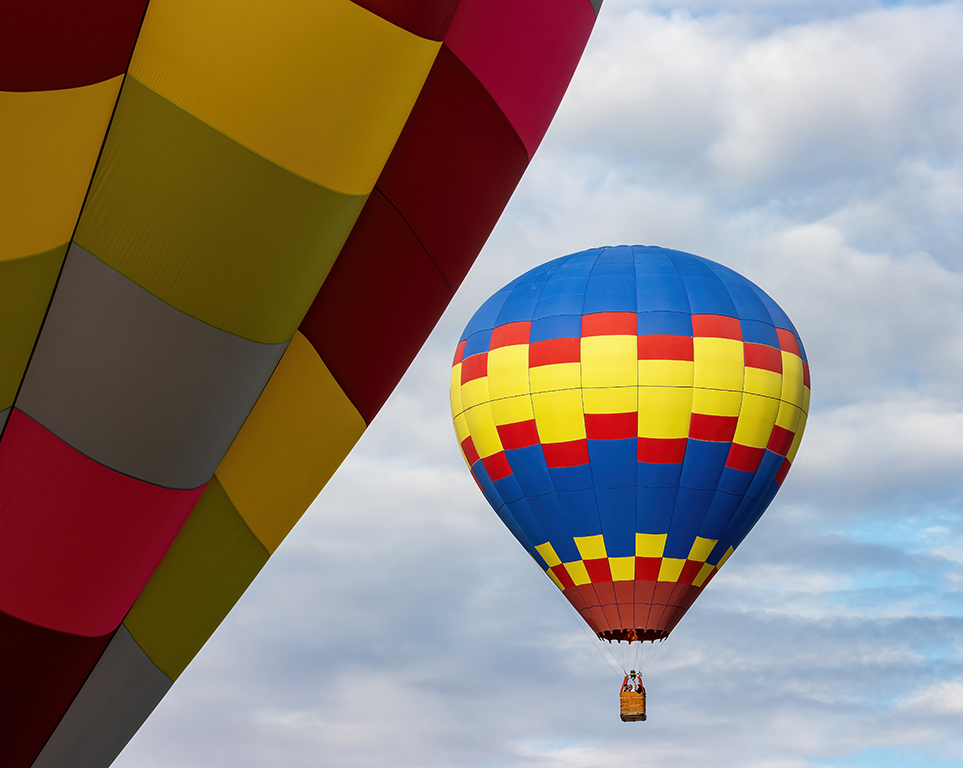 Hot Air Balloon Take-Off by Barbara Dunn