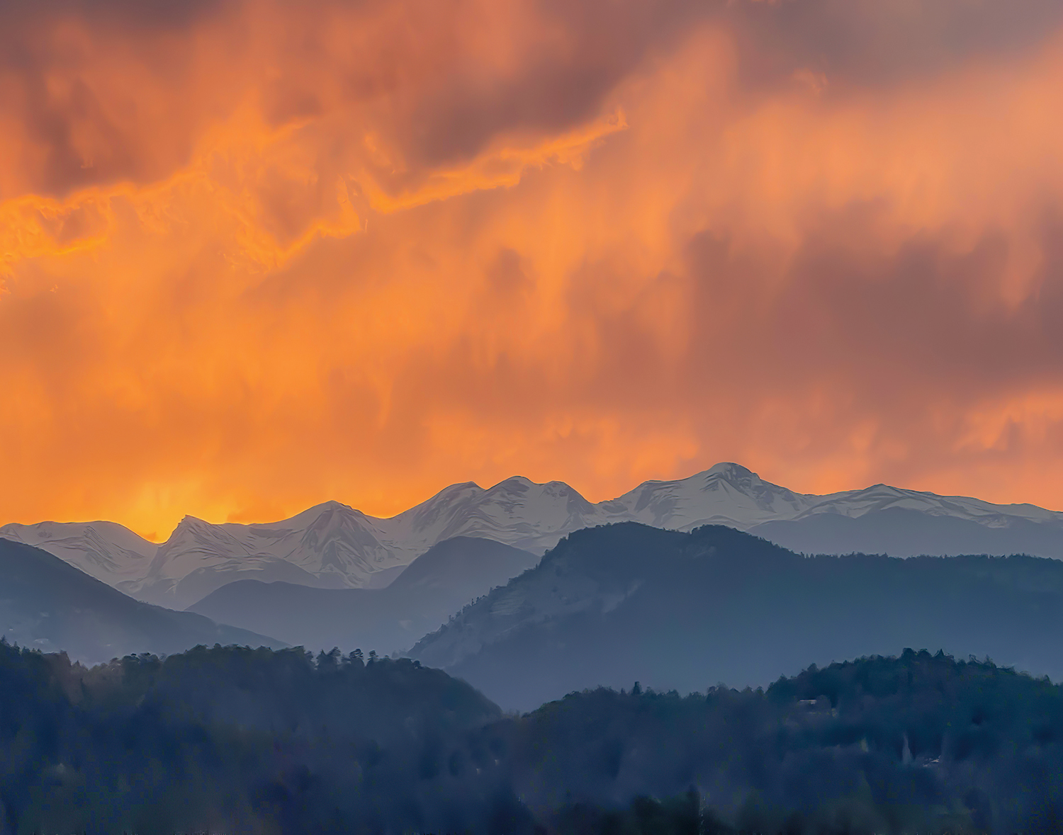 Colorado Sunset by Ingrid Lockhart