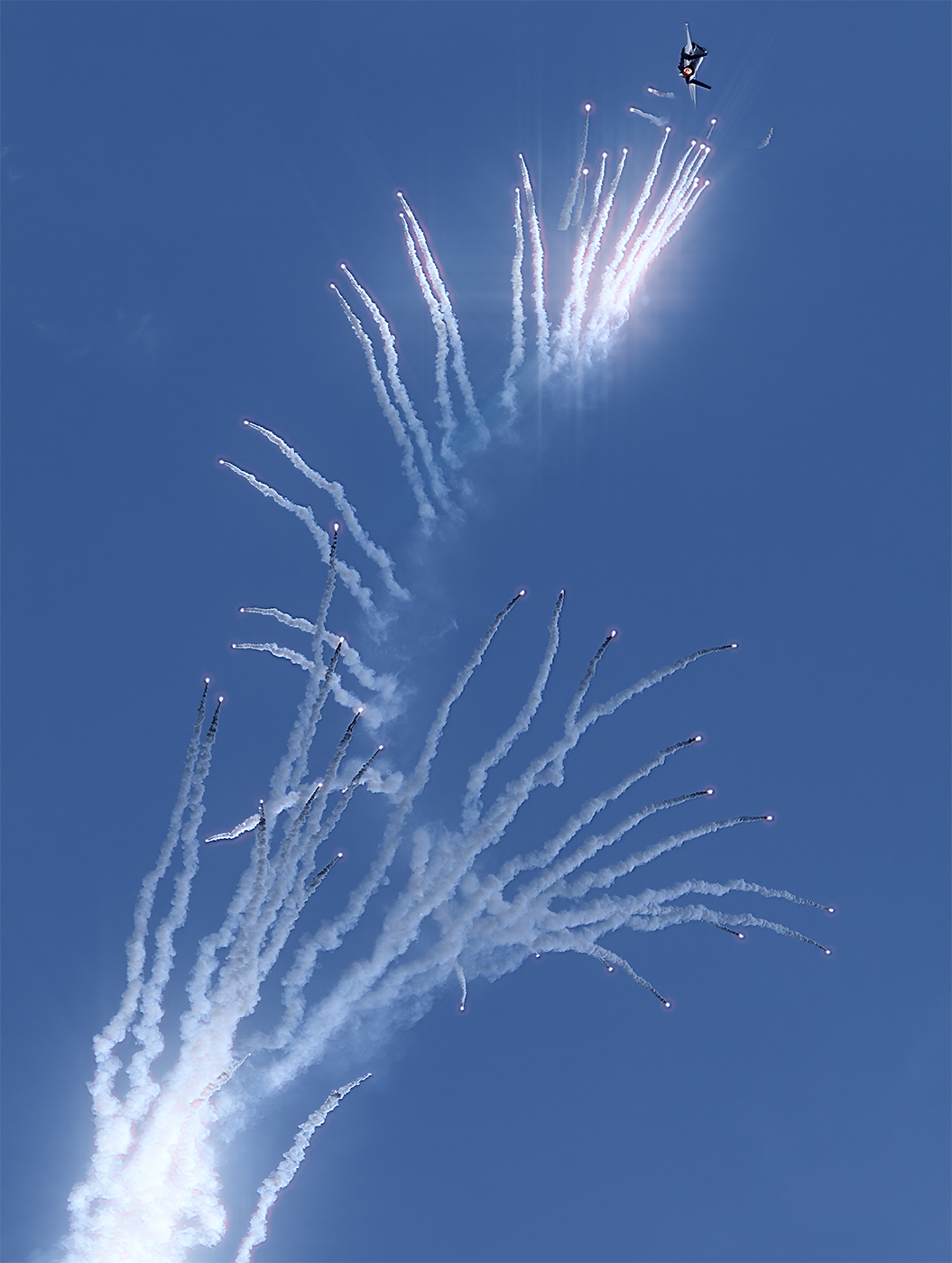 F-35 Lightning, Flare Display  by Tom Brassil