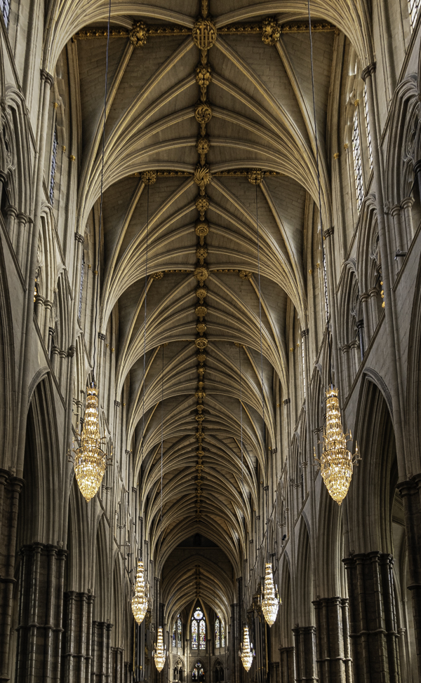 Westminster Abbey Nave by Darcy Johnson