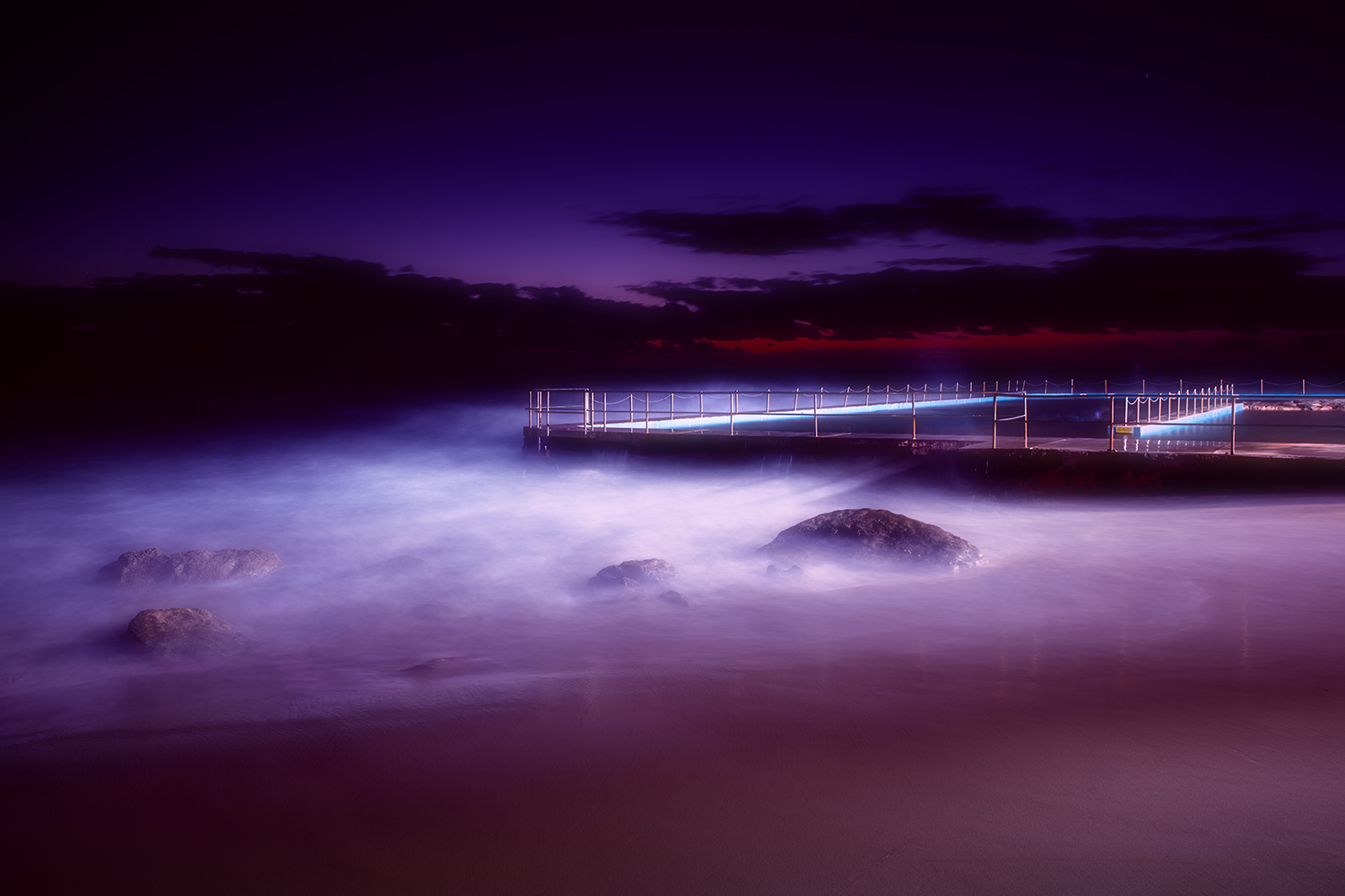 Early Morning Pool by Tom Brassil