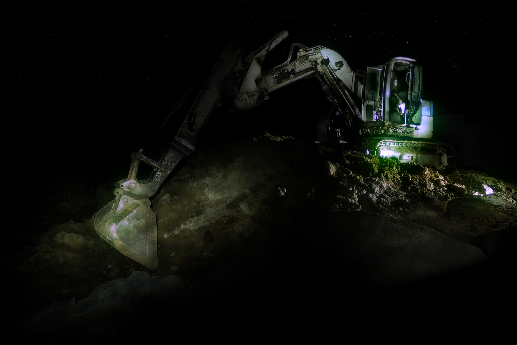 Industrial Digger by Tom Brassil