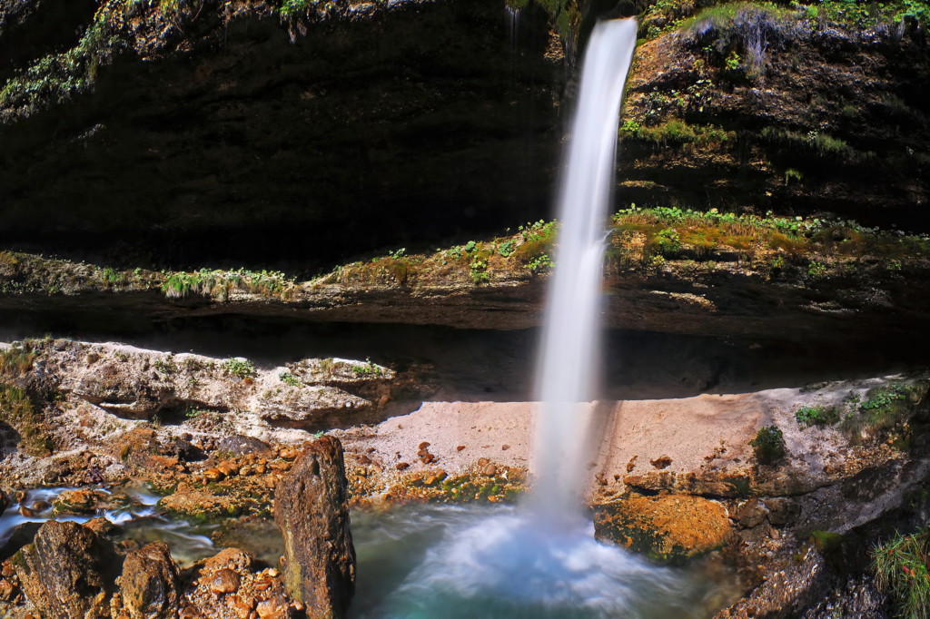 Upper Waterfall Pericnik 2 by Bogdan Bricelj