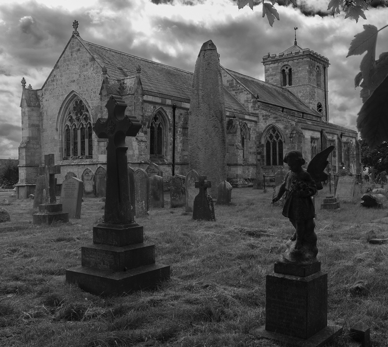 Rudston Monolith by Charles Shepherd