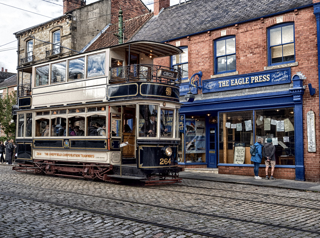 Preserved tram by John Hackett