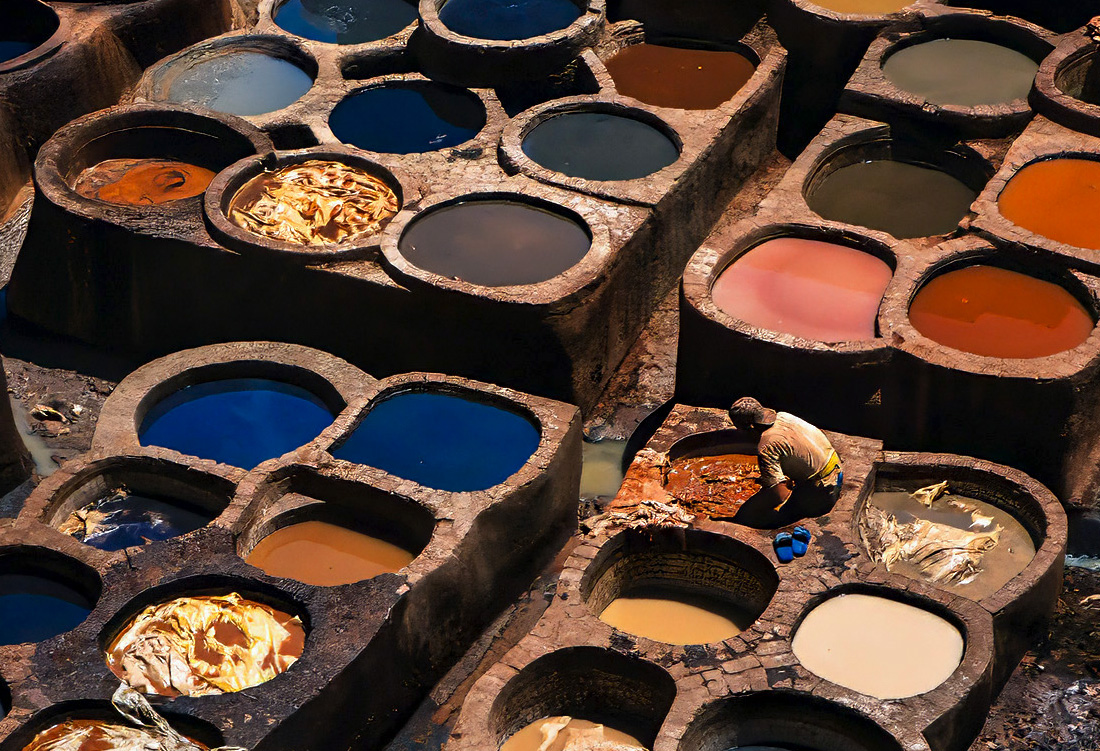 Morocco Tannery by Mel Marilim