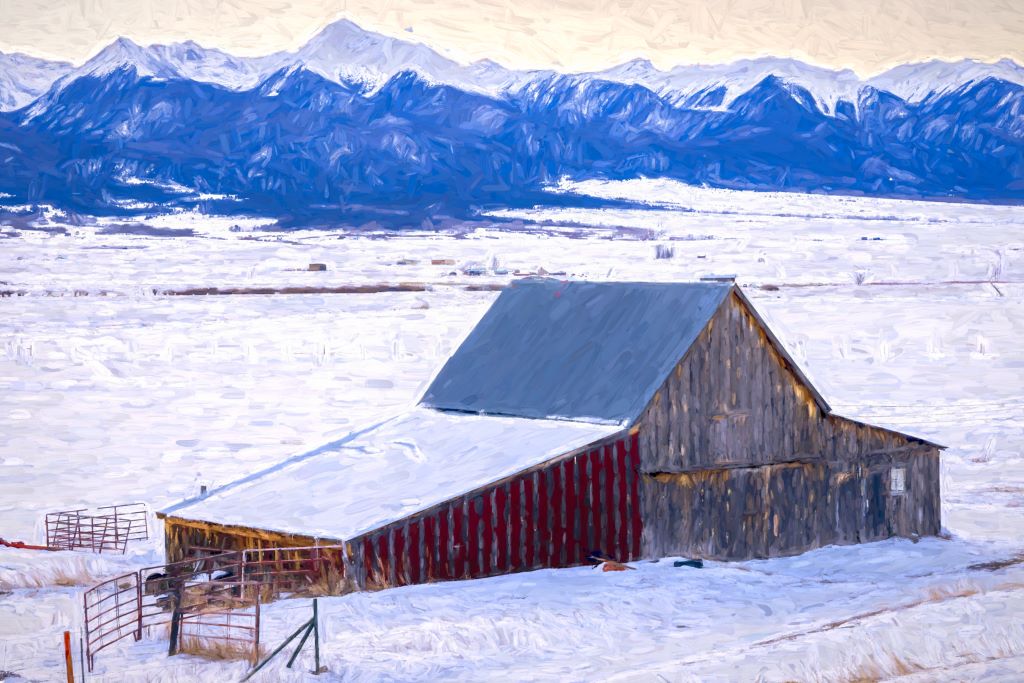 Old Barn by Deborah Milburn