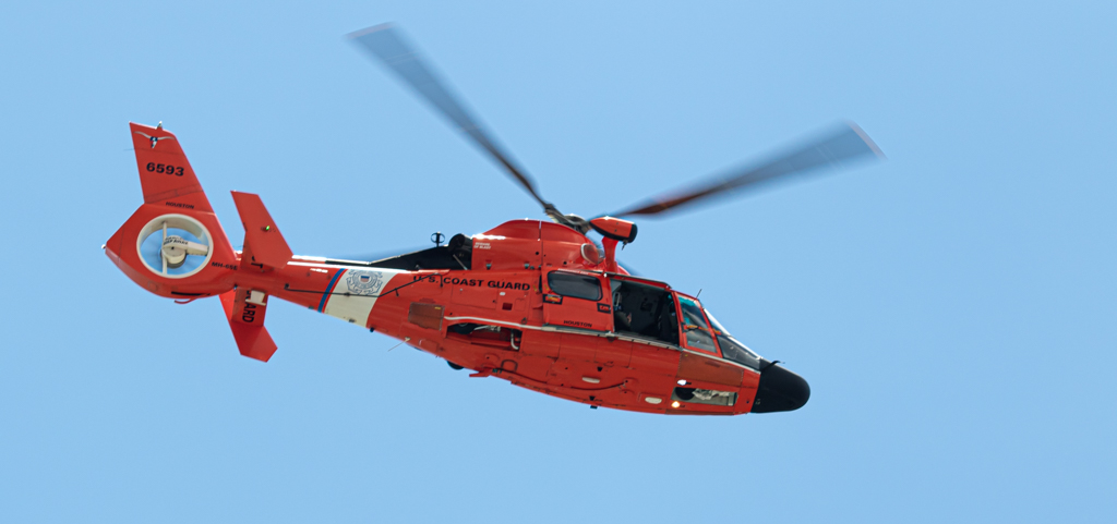 Coast Guard Copter by Mike Patterson