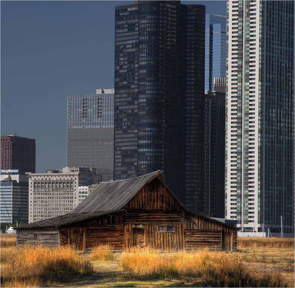 Mormon Row Barn Travels to Chicago by Marti Buckely