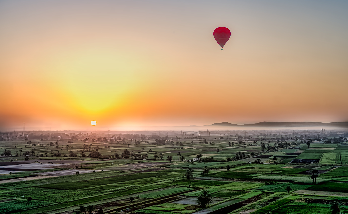 Balloon Over Valley of the Kings by Richard Stauber