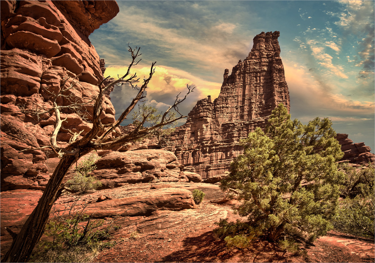 Fisher Towers, Moab Utah by Richard Stauber