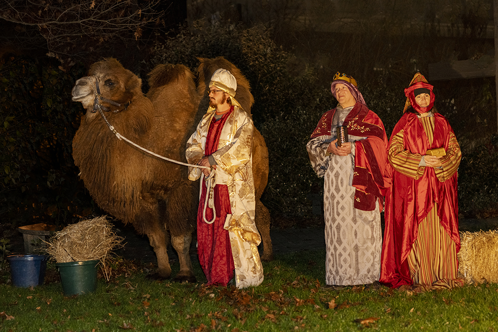 Three Magi - live nativity by Jim Horn, QPSA