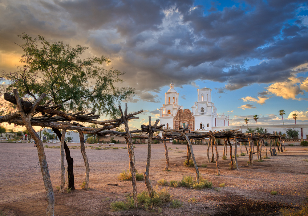 Open Air Market Area at the Mission by Bob Benson