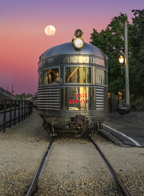 Old Zephyr at Sunset by Bob Benson