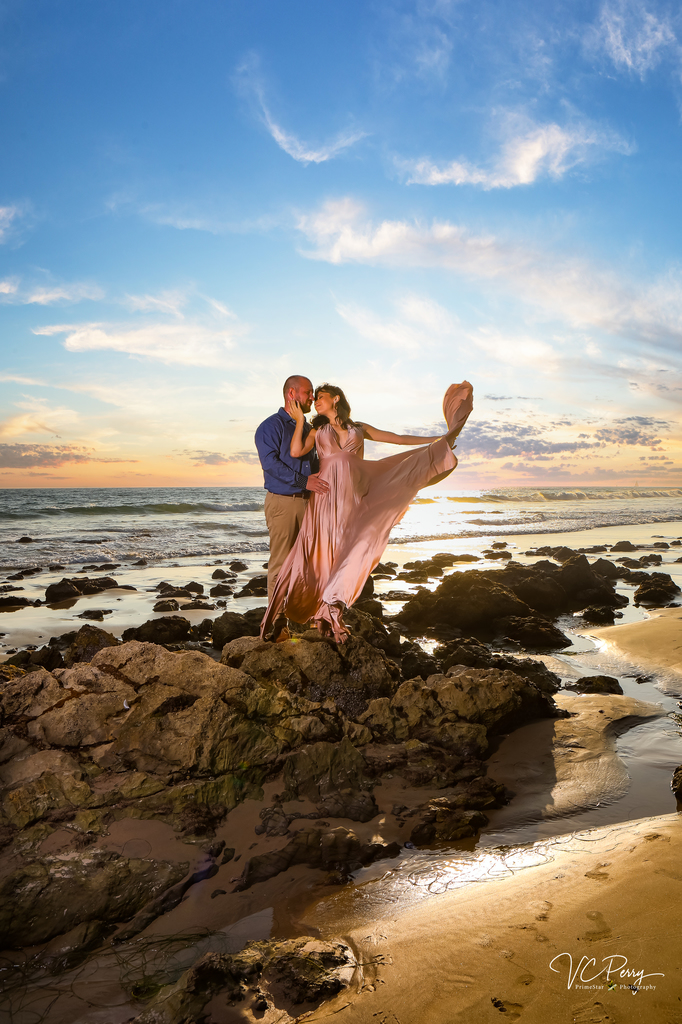 Engagement Photo Newport Beach by Christine Perry