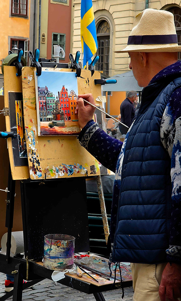 Street Painter by George Tyler