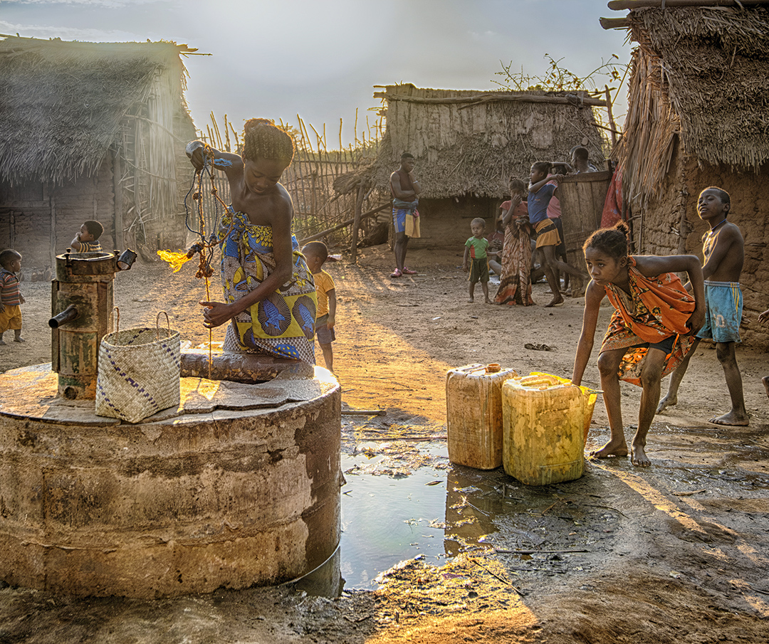 Getting Water From The Well