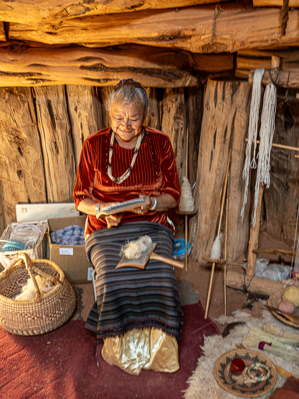 Effie, Navajo Weaver by Lauren Heerschap