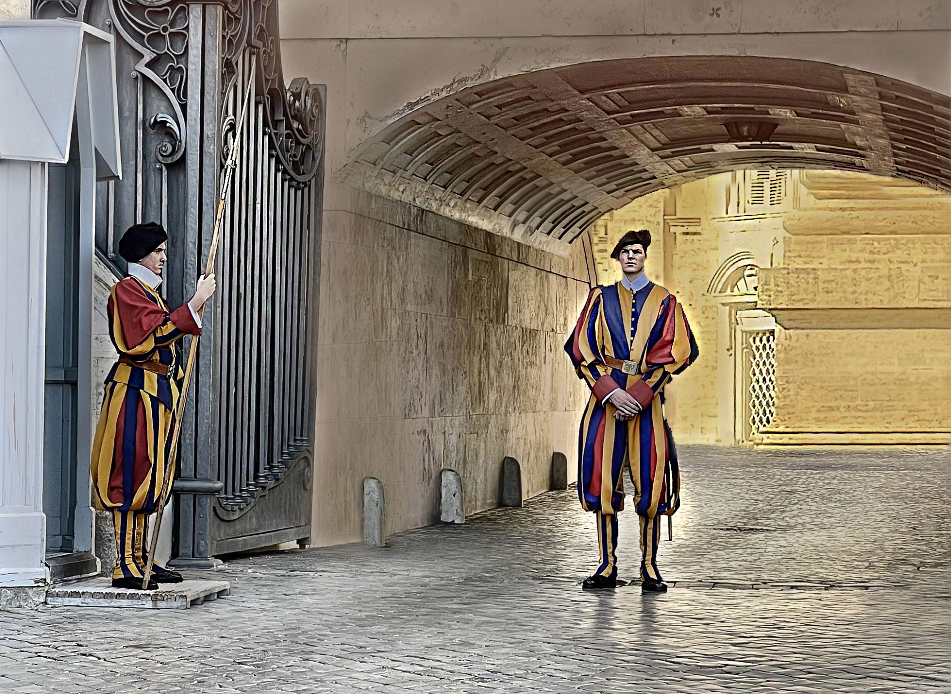 Swiss Guards by Renee Schaefer