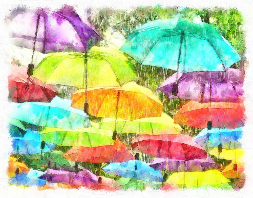 Umbrellas by Becca Cambridge
