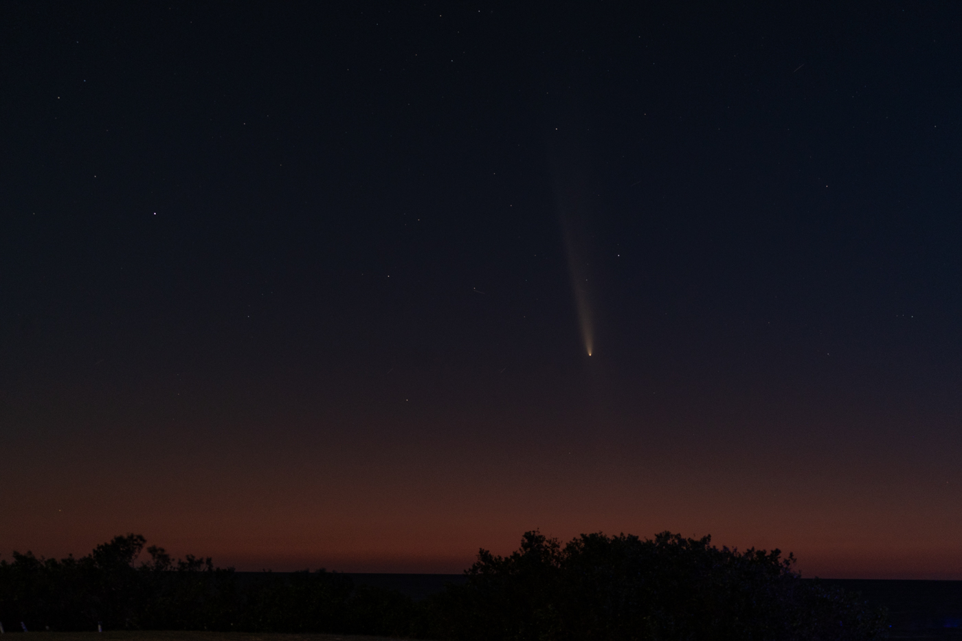 Comet Tsuchinshan-ATLAS by Brad Ashbrook