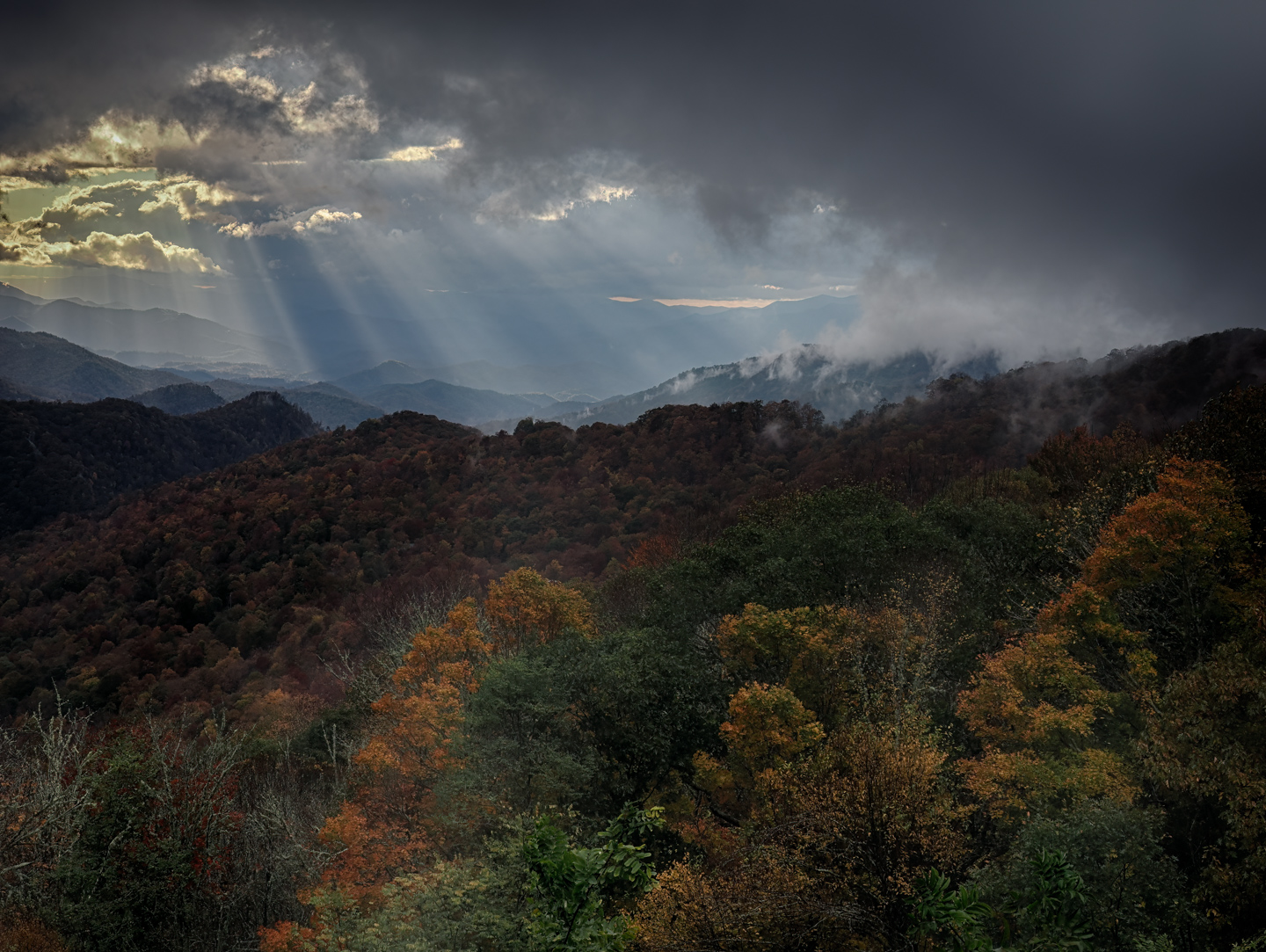 Blue Ridge Parkway Sunset #2 by Brad Ashbrook