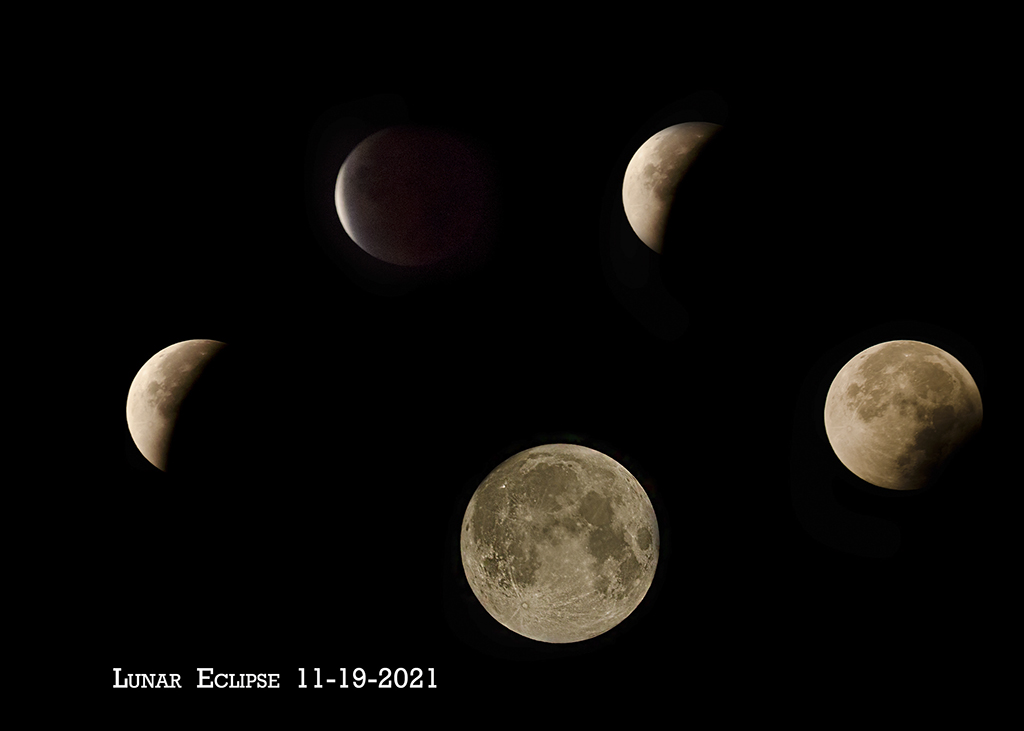 Lunar Eclipse November 2021 by Wanda Krack