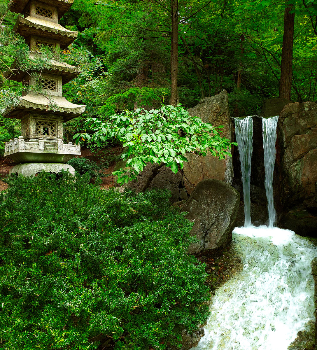 Garden Waterfall by Bob Wills